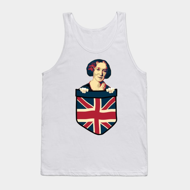 George Eliot Great Britain In My Pocket Tank Top by Nerd_art